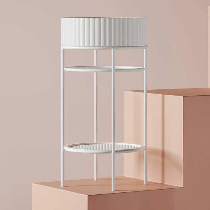 Металлическая структура с раковиной Artceram Vogue 44 см белая матовая 163994₽