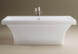 Ванна из литьевого мрамора Astra-Form Капри SOLID 180x80 01010087 белая матовая