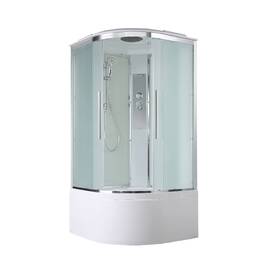 Душевая кабина AvaCan 100x100 EM5010 стандартная, стекло матовое, профиль хром