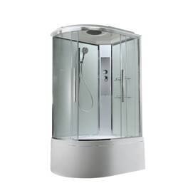 Душевая кабина AvaCan 110x80 EM5811RT стандартная, стекло прозрачное, профиль хром, правая