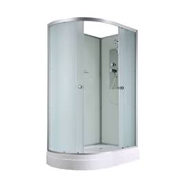 Душевая кабина AvaCan 120x80 D2012RN без крыши, стекло матовое, профиль хром, правая