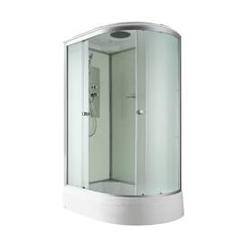 Душевая кабина AvaCan 120x80 D3012L стандартная, стекло матовое, профиль хром, левая
