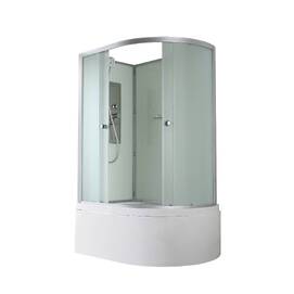 Душевая кабина AvaCan 120x80 D5012LN без крыши, стекло матовое, профиль хром, левая