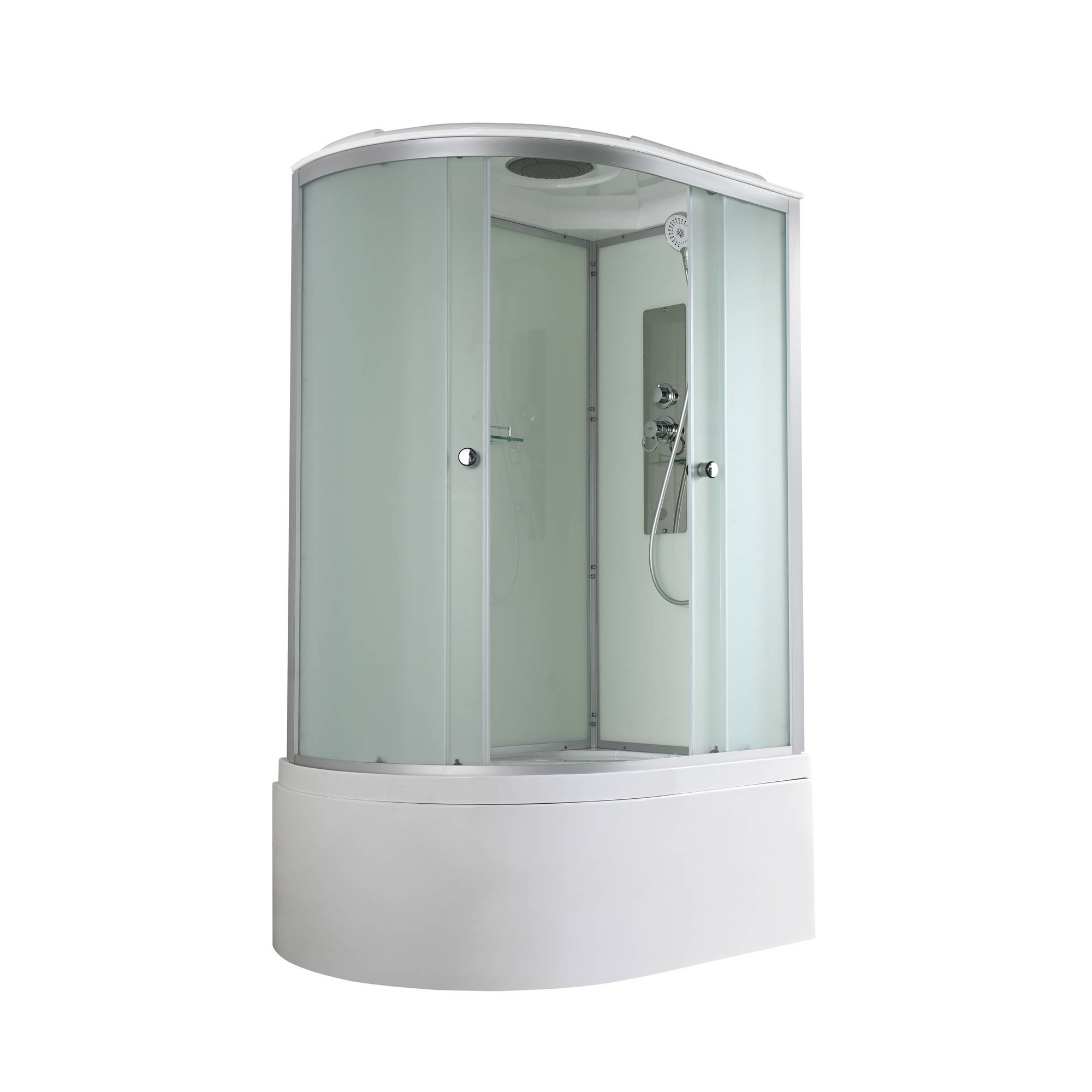 Душевая кабина AvaCan 120x80 D5012R стандартная стекло матовое профиль хром правая 57100₽