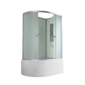 Душевая кабина AvaCan 120x80 D5012RN без крыши, стекло матовое, профиль хром, правая, правая