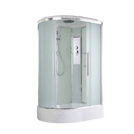 Душевая кабина AvaCan 120x80 EM3812R стандартная, стекло матовое, профиль хром, правая