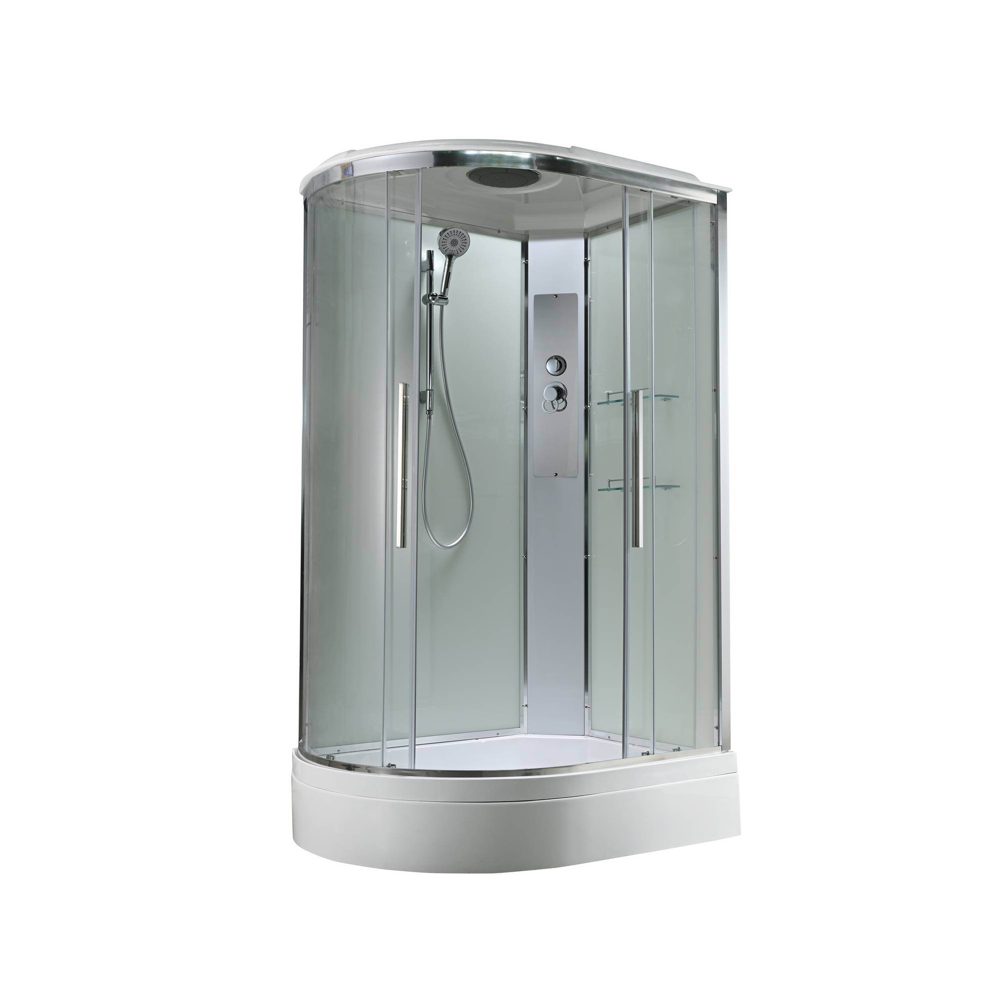 Душевая кабина AvaCan 120x80 EM3812RT стандартная стекло прозрачное профиль хром правая 71500₽