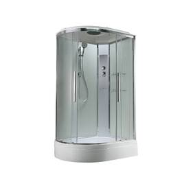 Душевая кабина AvaCan 120x80 EM3812RT стандартная, стекло прозрачное, профиль хром, правая