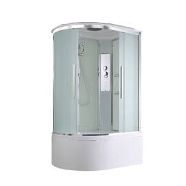 Душевая кабина AvaCan 120x80 EM5812R стандартная, стекло матовое, профиль хром, правая