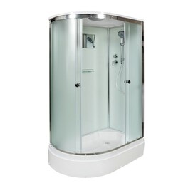 Душевая кабина AvaCan 120x90 D312SR стандартная, стекло матовое, профиль хром, правая