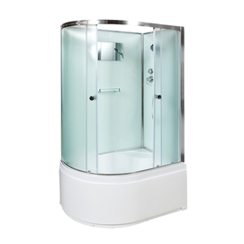 Душевая кабина AvaCan 120x90 D512R без крыши, стекло матовое, профиль хром, правая, правая