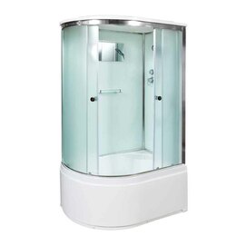 Душевая кабина AvaCan 120x90 D512SR стандартная, стекло матовое, профиль хром, правая, правая