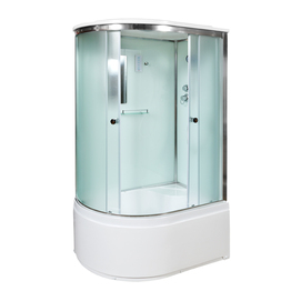 Душевая кабина AvaCan 120x90 D512SREL с электрикой, стекло матовое, профиль хром, правая, правая