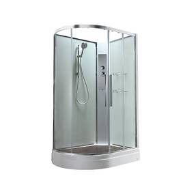 Душевая кабина AvaCan 120x90 EM2912RNT без крыши, стекло прозрачное, профиль хром, правая