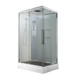 Душевая кабина AvaCan 120x90 K2012 стандартная, стекло прозрачное, профиль хром