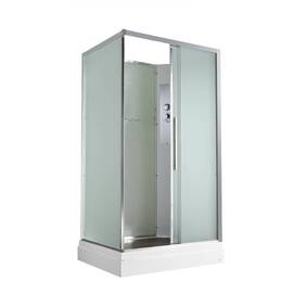 Душевая кабина AvaCan 120x90 KD2912N без крыши, стекло матовое, профиль хром