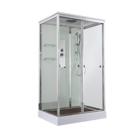 Душевая кабина AvaCan 120x90 V2012 стандартная, стекло прозрачное, профиль хром