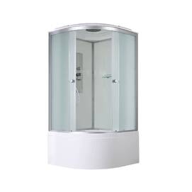 Душевая кабина AvaCan 80x80 D5080 стандартная, стекло матовое, профиль хром