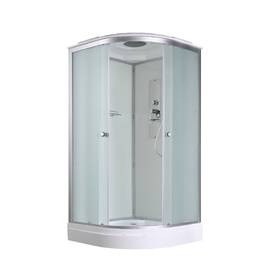 Душевая кабина AvaCan 90x90 D2090 стандартная, стекло матовое, профиль хром