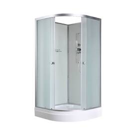 Душевая кабина AvaCan 90x90 D2090N без крыши, стекло матовое, профиль хром