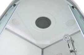 Фото Душевая кабина AvaCan 90x90 D3090 стандартная, стекло матовое, профиль хром