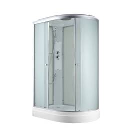 Душевая кабина AvaCan C 120x80 C2012L стандартная, стекло матовое, профиль матовый хром, левая