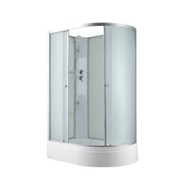 Душевая кабина AvaCan C 120x80 C3012LN без крыши, стекло матовое, профиль хром, левая