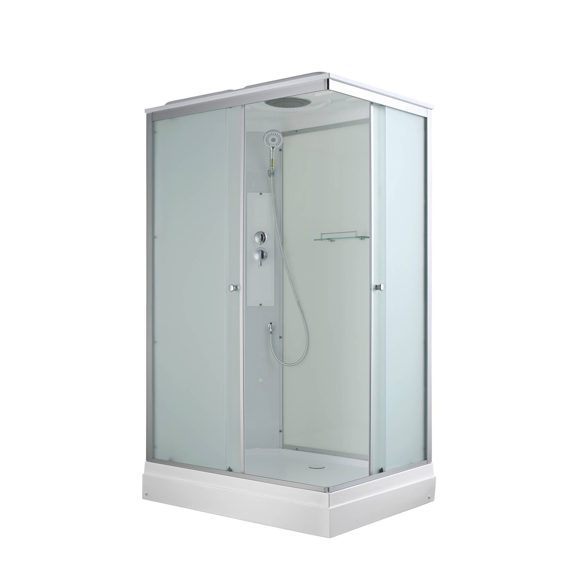 Душевая кабина AvaCan CK 100x80 CK2810 стандартная стекло матовое профиль матовый хром 49900₽