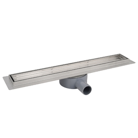 Душевой трап (лоток) Azario 45 см AZT3TILE450 решетка из нержавеющей стали под плитку, поворот 360°, комбинированный затвор