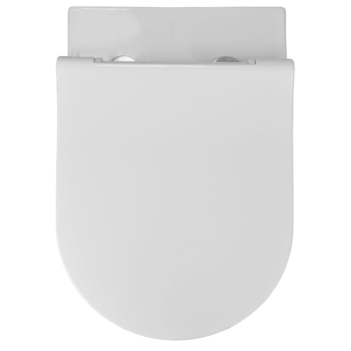 Унитаз подвесной безободковый Azario Ferio 87565 с крышкой микролифт, белый, цвет хром - фото 10