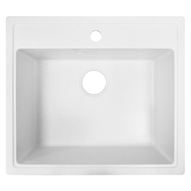 Кухонная мойка Azario Litos 570x505x200 искусственный мрамор, цвет хлопок (CS00079702)