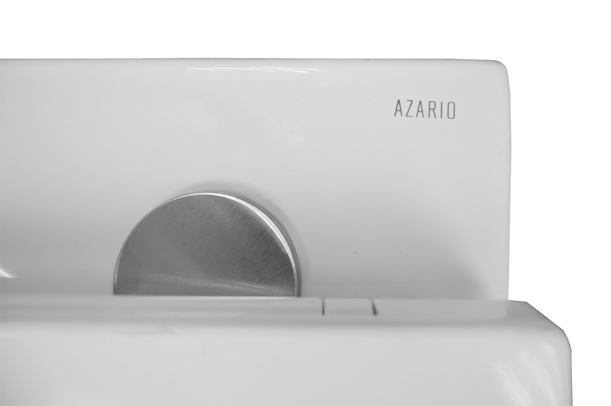 Унитаз подвесной безободковый Azario Moneo AZ-0062 UQ1 с крышкой микролифт, белый с системой смыва Торнадо, цвет хром - фото 3
