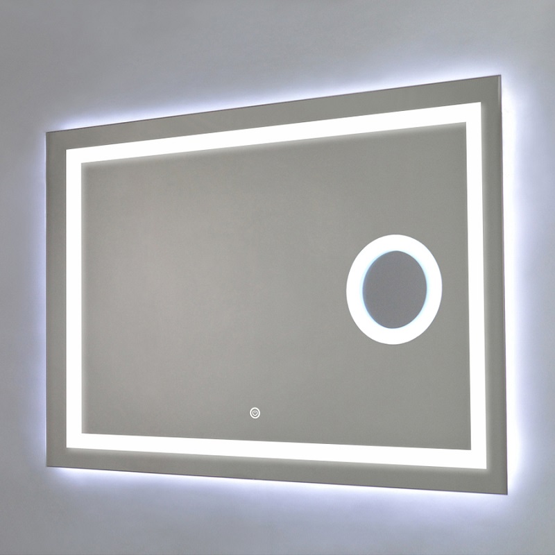 Зеркало Azario Оптима 91,5х68,5 LED, увеличительное зеркало ФР-00001375 - фото 2