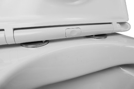 Фото Унитаз подвесной Azario Pro PRO-0001 с крышкой микролифт, каскадный смыв, белый