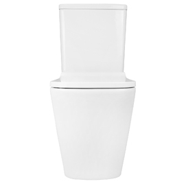 Фото Унитаз-компакт напольный Azario Quadro AZ-2175 UQ1 с крышкой микролифт, смыв торнадо, белый