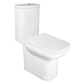 Унитаз-компакт Azario Wandy AZ-56D безободковый, с крышкой микролифт, белый