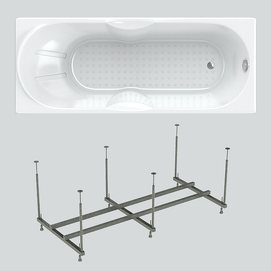 Акриловая ванна Bach Лаура 140x70 Система 0