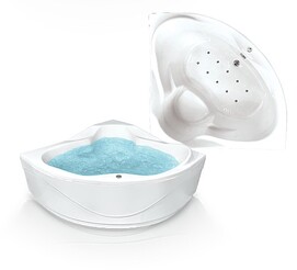 Гидромассажная ванна Bach Скат 150x150 Система 1