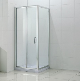 Душевой уголок BandHours 79x99 190390001 стекло прозрачное, профиль хром, без поддона