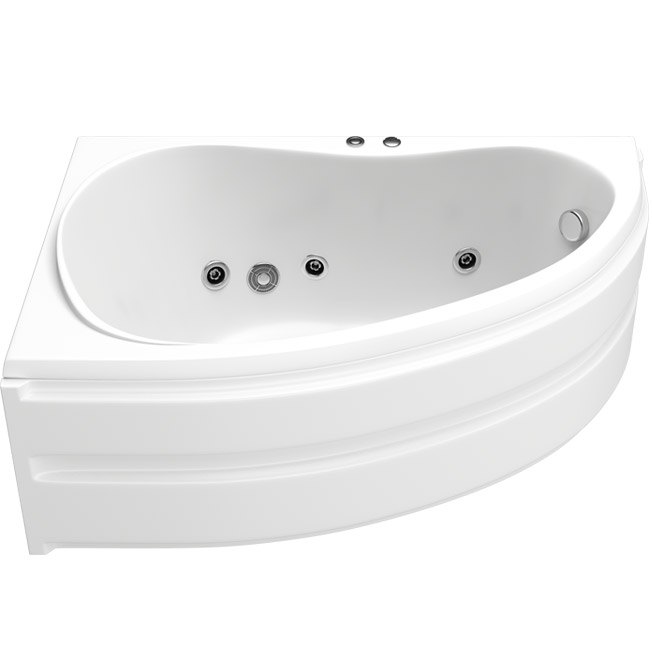 Акриловая ванна Bas Алегра 150х90 без гидромассажа L, размер 150x90, цвет белый В 00001 - фото 2