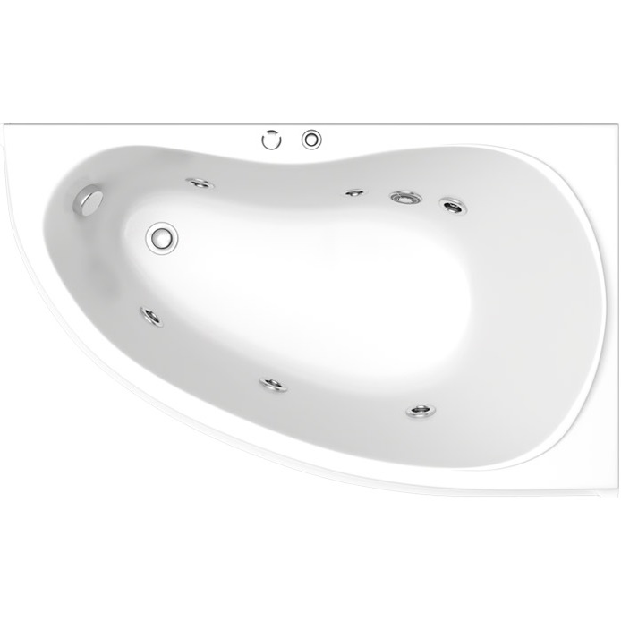 Акриловая ванна Bas Алегра 150х90 без гидромассажа R, размер 150x90, цвет белый В 00002 - фото 3