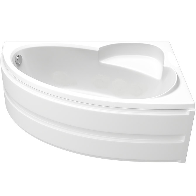 Акриловая ванна Bas Сагра 160х100 без гидромассажа R, размер 160x100, цвет белый В 00032 - фото 2