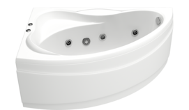 Гидромассажная ванна Bas ВЕКТРА 150x90
 с гидромассажным оборудованием FLAT (левая)