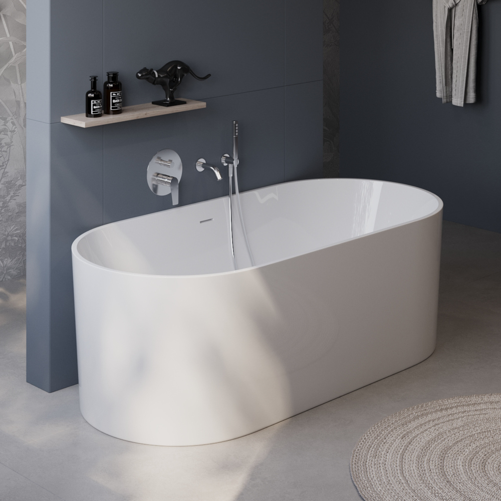 Акриловая ванна BelBagno 170x80 BB705-1700-800 белая, размер 170x80, цвет белый - фото 7