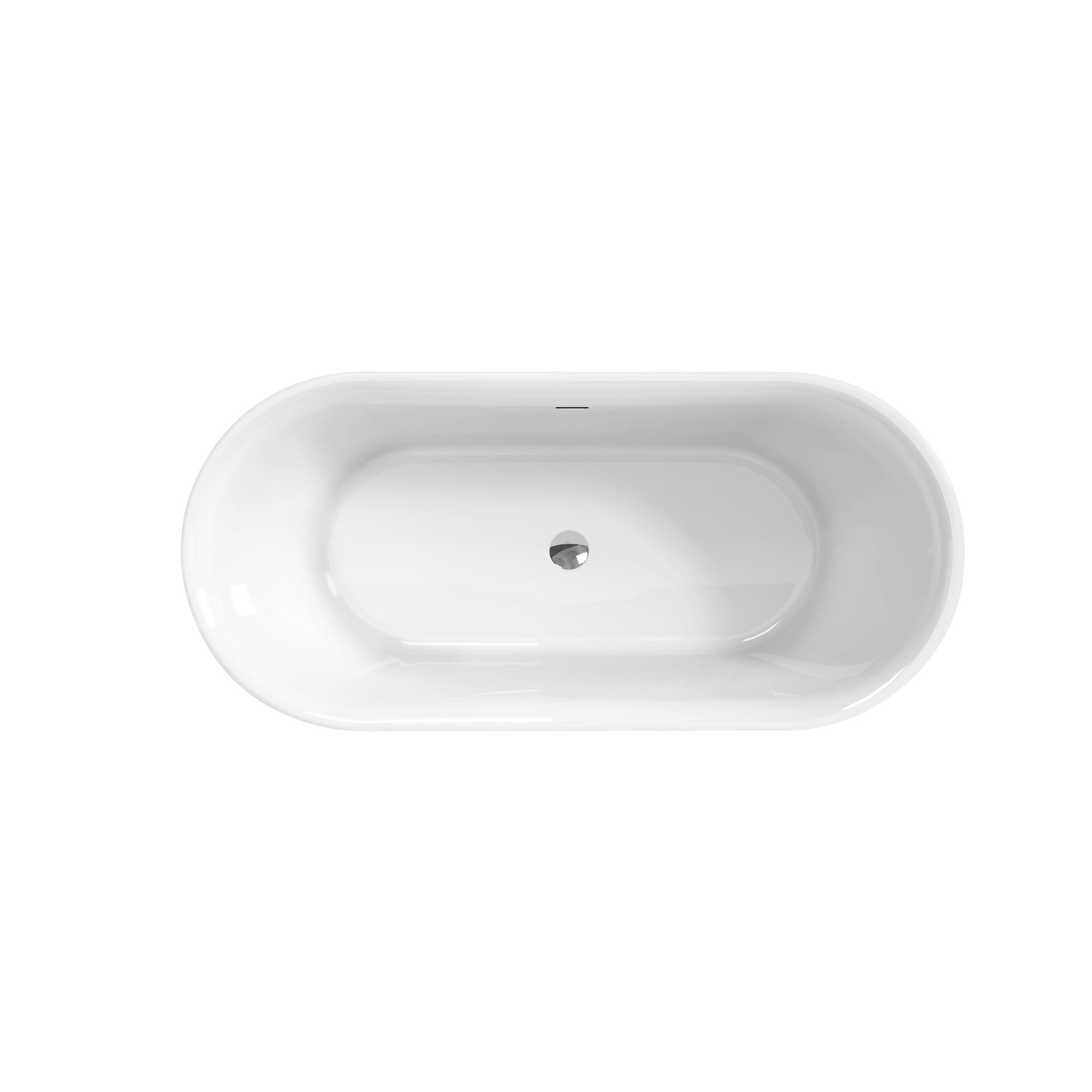 Акриловая ванна BelBagno 180x80 BB706-1800-800 белая, размер 180x80, цвет белый
