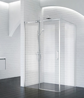 Душевой угол BelBagno Acqua 110x90 ACQUA-AH-1-110/90-C-Cr стекло прозрачное, профиль хром, без поддона