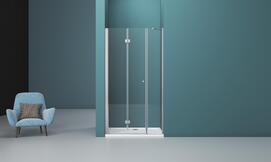 Душевая дверь в нишу BelBagno Albano ALBANO-BS-13-60+60-C-Cr