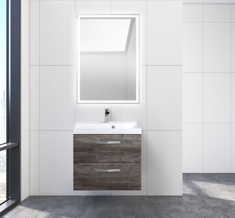 Тумба под раковину BelBagno AURORA-800-2C-SO-PP, цвет коричневый - фото 4