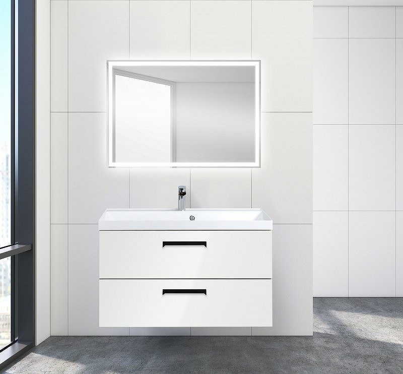 Тумба под раковину BelBagno AURORA-900-2C-SO-BL, цвет бежевый - фото 4