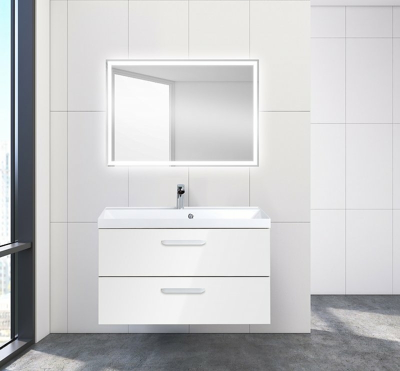 Тумба под раковину BelBagno AURORA-900-2C-SO-BL, цвет бежевый - фото 5